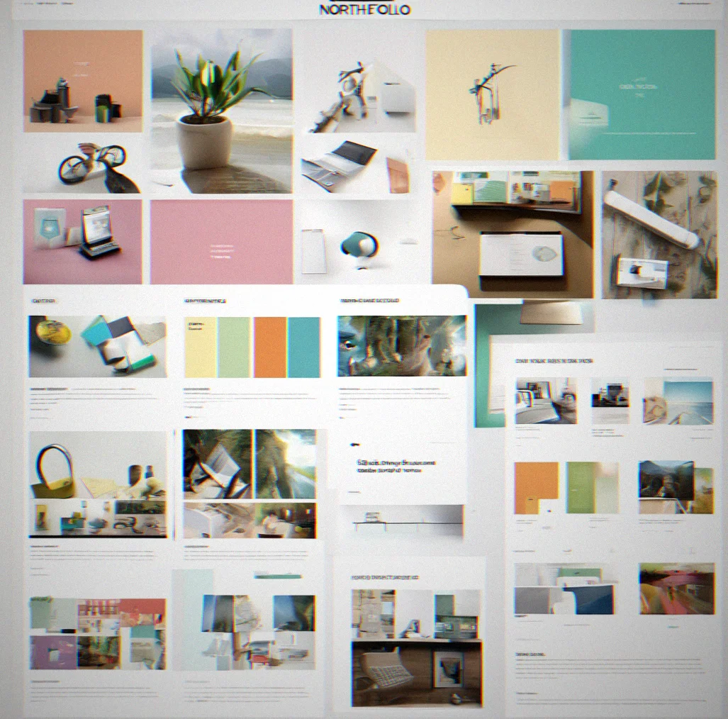 Clean Northfolio portfolio grid with no extraneous UI elements or shopping features