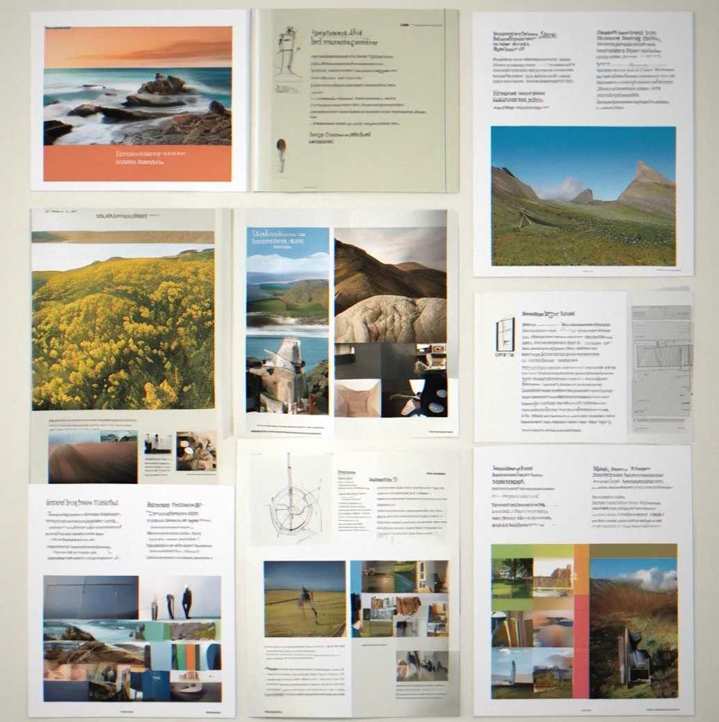 Type specimen showing available Northfolio typeface options including serif and sans-serif families