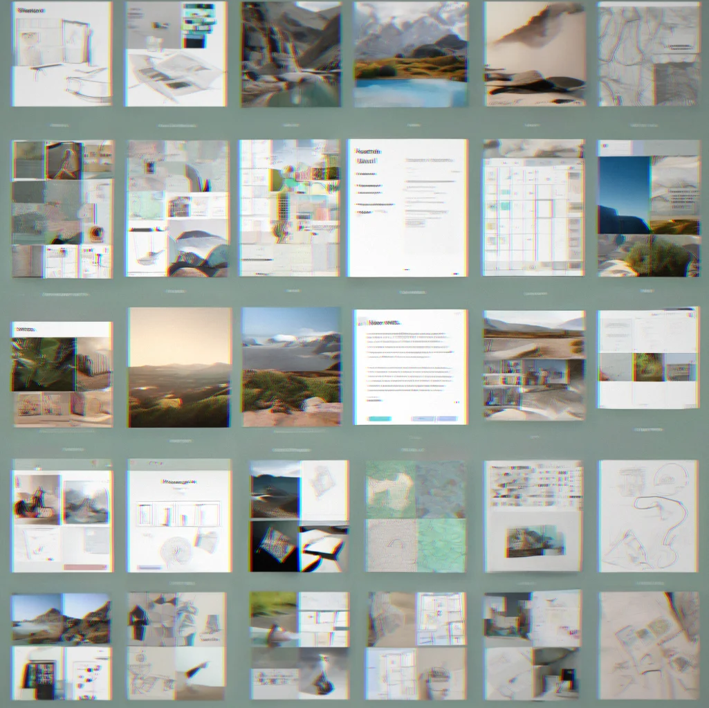 Portfolio grid showing drag-and-drop reordering of project tiles
